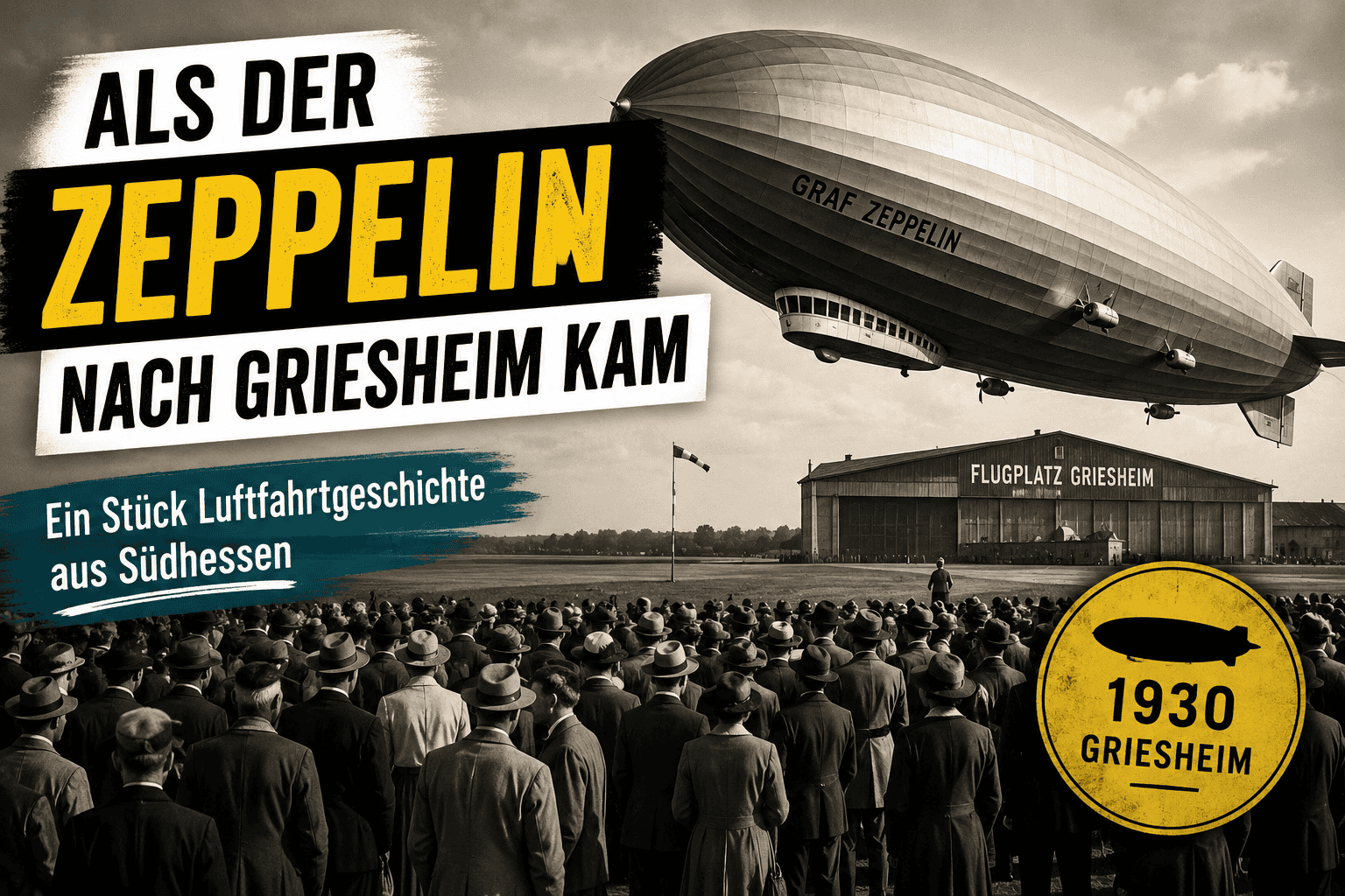 Als der Graf Zeppelin nach Griesheim kam